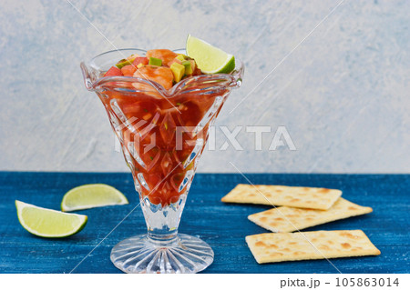 メキシコ料理のセビーチェ・アカプルケーニョ Ceviche acapulqueño メキシコ料理のセビーチェ・アカプルケーニョ Ceviche acapulqueño 105863014