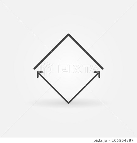 Angle Measurement vector concept outline...のイラスト素材 [105864597] - PIXTA