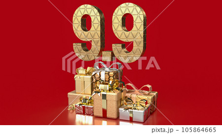 The 9.9 promotion of 9 month for shopping concept 3d rendering The 9.9 promotion of 9 month for shopping concept 3d rendering 105864665