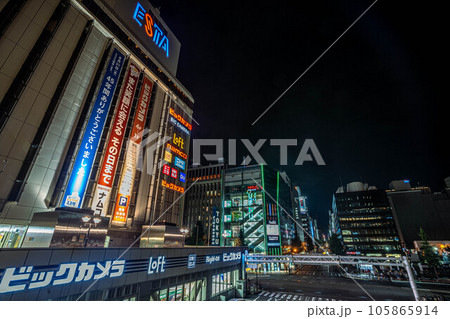 札幌駅の夜景 105865914