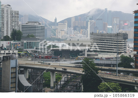 July 30 2023 a cityscape of Hung Hom, located on the Kowloon Peninsula, 105866319