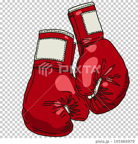 Red boxing gloves Red boxing gloves 105868979