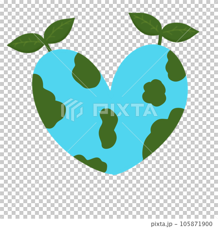 Green earth planet, icon, earth ecology, natural earth protection, environment 105871900