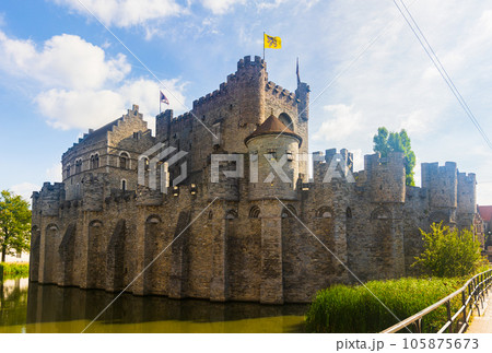 Gravensteen medieval castle at Ghent in Belgium Gravensteen medieval castle at Ghent in Belgium 105875673