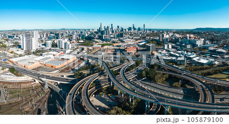 Bowen Hills Interchange in Brisbane Australia 105879100