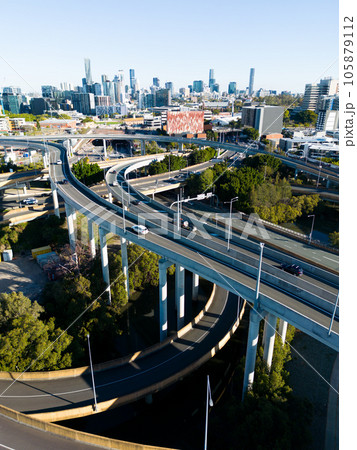 Bowen Hills Interchange in Brisbane Australia 105879112