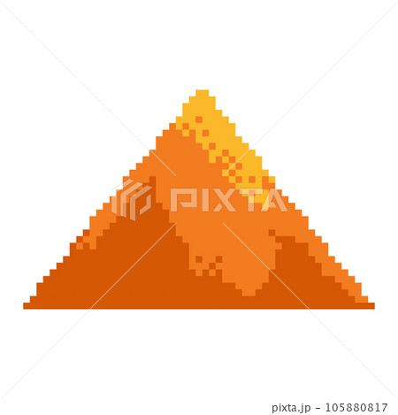 Mountain pixel 105880817