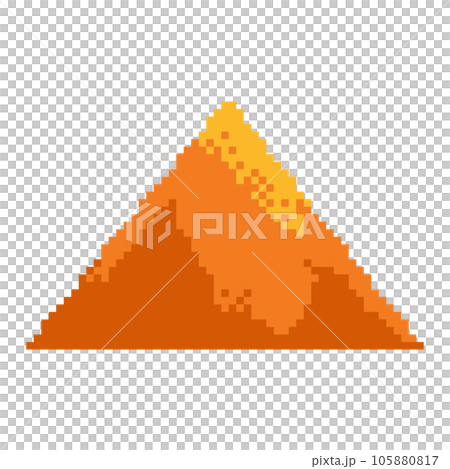 Mountain pixel 105880817