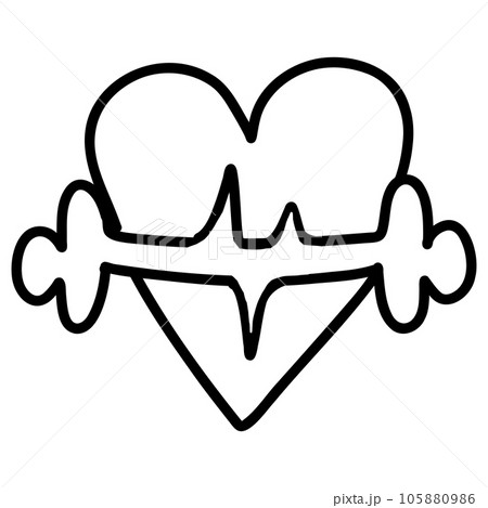 Heart beat 105880986