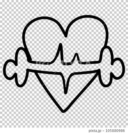 Heart beat 105880986