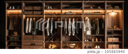 Modern interior design Dressing room Modern interior design Dressing room 105883940