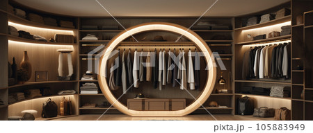 Modern interior design Dressing room Modern interior design Dressing room 105883949