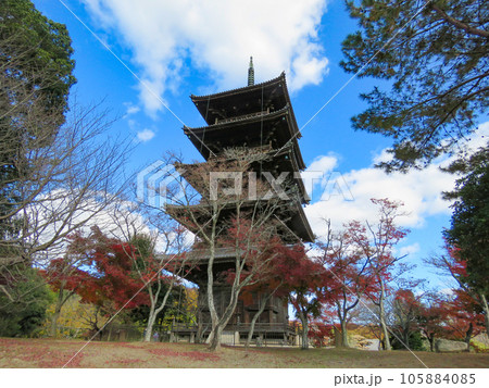 岡山県 備中国分寺の五重塔 岡山県 備中国分寺の五重塔 105884085