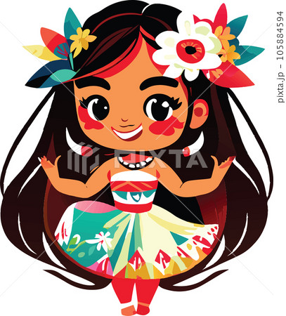 hawaii hula dancers watercolor illustration ai hawaii hula dancers watercolor illustration ai 105884594