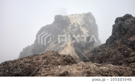 Summit of Ruminahui volcano, Cotopaxi National Park, Ecuador. Summit of Ruminahui volcano, Cotopaxi National Park, Ecuador. 105885046