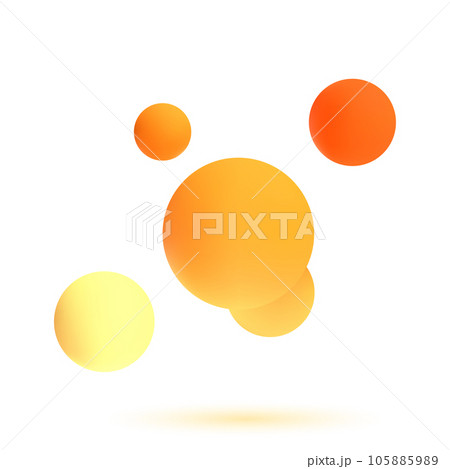 3d abstract blobs set. 3d abstract blobs set. 105885989