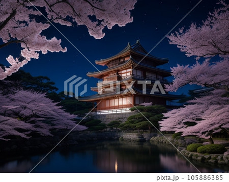 日本の屋敷 105886385