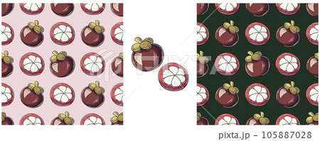 Seamless pattern. Color Set in hand draw style. Can be used for fabric and etc Seamless pattern. Color Set in hand draw style. Can be used for fabric and etc 105887028