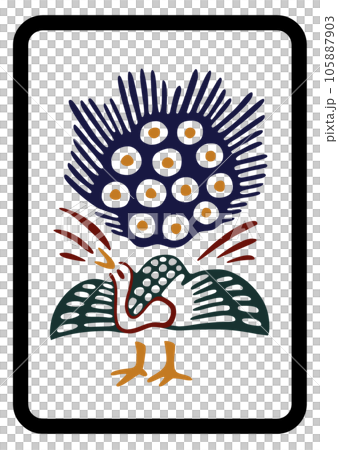 Mahjong tiles one look 105887903