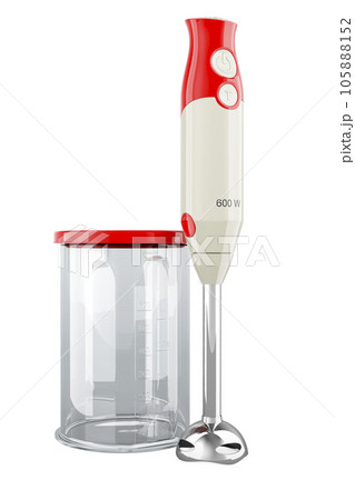 Immersion blender, 3D rendering 105888152
