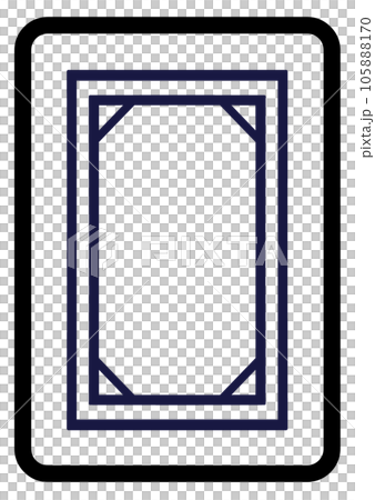 Mahjong tiles white Mahjong tiles white 105888170