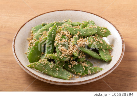 モロッコインゲンのゴマ和え 105888294