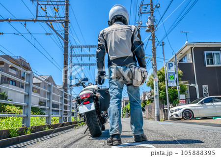 大型アメリカンバイクで大田区ツーリング　千鳥町 105888395