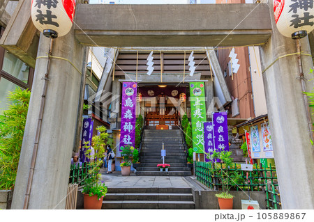 東京　港区新橋にある烏森神社 105889867