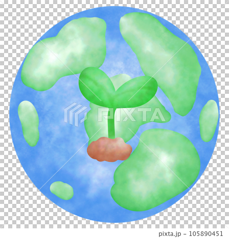 planting trees to reduce global warming 105890451