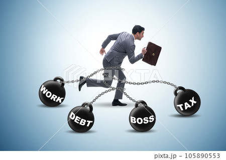 Businessman struggling with many priorities in his life Businessman struggling with many priorities in his life 105890553