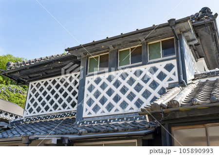 静岡県下田市 なまこ壁の住宅 ペリーロード 静岡県下田市 なまこ壁の住宅 ペリーロード 105890993