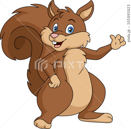 brown squirrel clipart