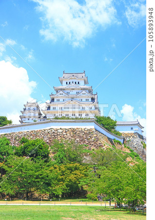 姫路市、国宝姫路城の風景 姫路市、国宝姫路城の風景 105893948