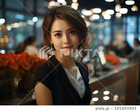 ビジネスシーン　女性　4 105893993