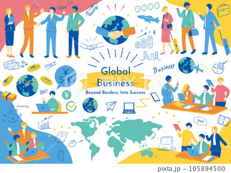 グローバルビジネス　素材集 105894500
