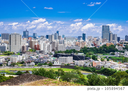 仙台城跡から望む市内中心部 仙台城跡から望む市内中心部 105894567