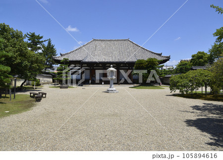 法華寺　本堂　奈良市法華寺町 105894616