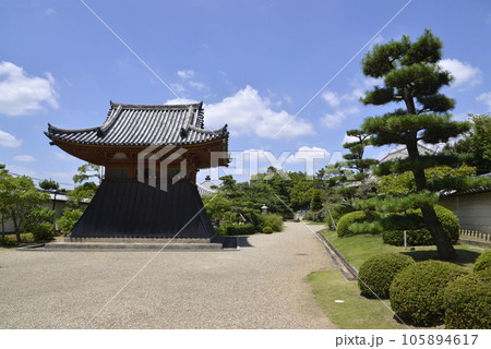 法華寺　鐘楼　奈良市法華寺町 105894617