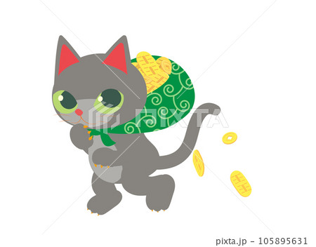 どろぼう猫のイラスト 105895631