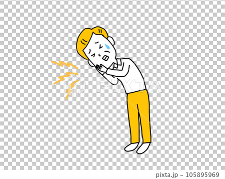 歯 痛い 男性 シニア イラスト 歯 痛い 男性 シニア イラスト 105895969
