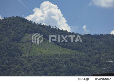 東山の如意ヶ嶽と入道雲2 東山の如意ヶ嶽と入道雲2 105896062