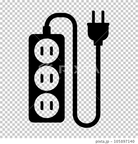 延長コード アイコン 延長コード アイコン 105897140