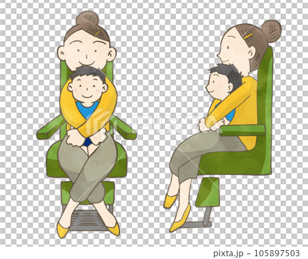 How to secure a child for safe examination Hands are crossed How to secure a child for safe examination Hands are crossed 105897503