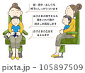 小児の安全な診察の固定方法・説明付き 105897509