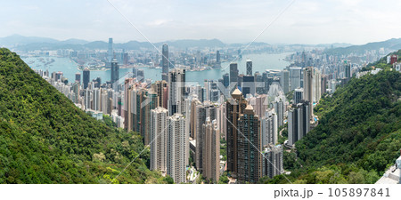 香港　太平山からの眺め 105897841