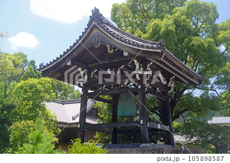 京都清涼寺鐘楼-3 京都清涼寺鐘楼-3 105898587