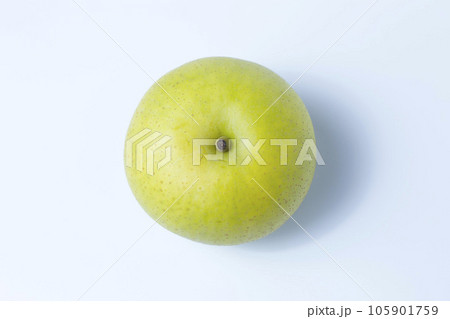 白背景の梨の写真 青梨 二十世紀梨 105901759