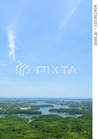 三重・伊勢志摩　横山展望台からの風景 105902406
