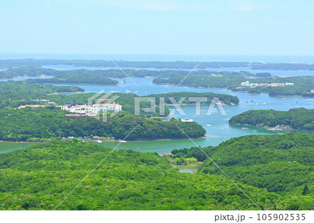 三重・伊勢志摩　横山展望台からの風景 105902535