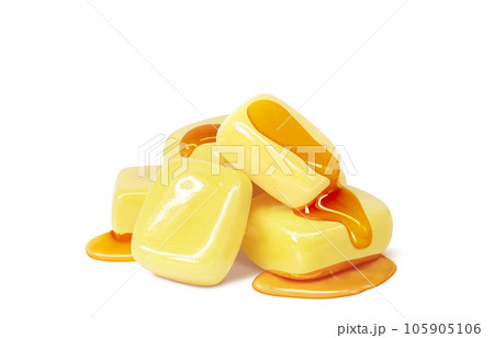 はちみつバターのイラスト リアル はちみつバターのイラスト リアル 105905106